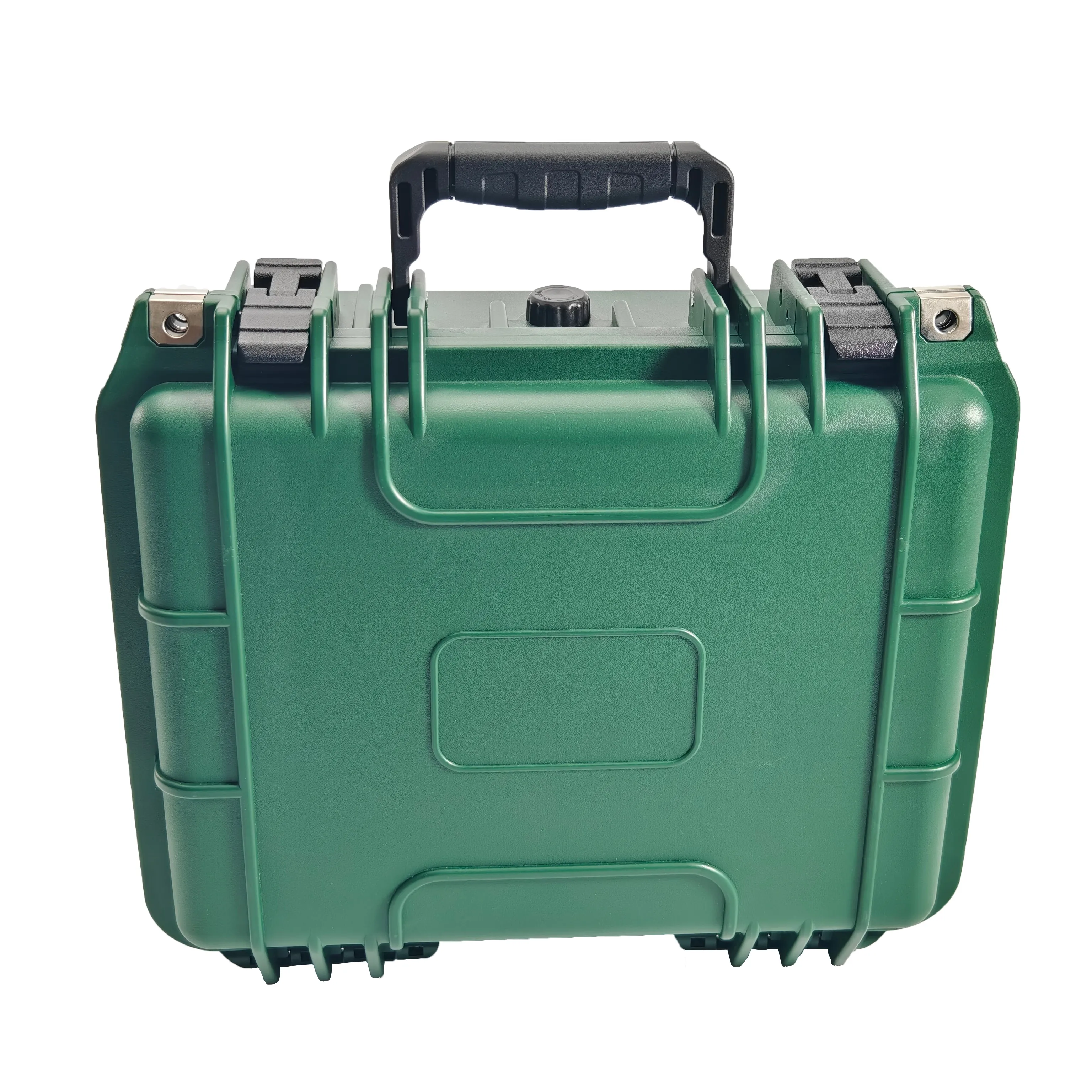 OEM black plastic tool box waterproof case with handle plastic storage case for electronics equipment