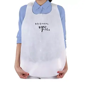 Japan Korea Non-Woven Apron with Oil-Proof Surface