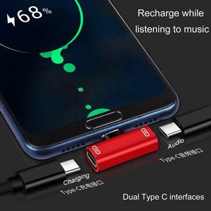 <span class=keywords><strong>Adaptateur</strong></span> de câble USB-C Type C OTG 2-en-1 2026 pour convertisseur audio et chargeur d'<span class=keywords><strong>écouteur</strong></span>s/casques - Product Image 3