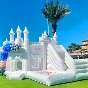 <span class=keywords><strong>Castillo</strong></span> Inflable Comercial con Tobogán y Trampolín para Alquiler en Fiestas - Product Image 5