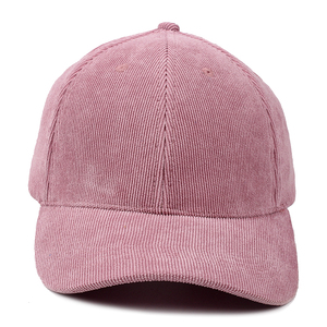 Cappellino da Baseball in velluto a coste in bianco aggiungi i tuoi cappellini con logo personalizzato - Product Image 3
