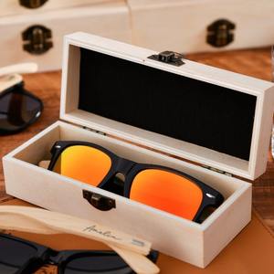 Персонализированный узор на заказ, День отца, солнцезащитные очки, деревянная коробка, футляр для деревянных очков, футляр для солнцезащитных очков - Product Image 1