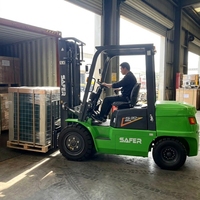 Fabricant professionnel chinois de chariots électriques contrepoids de 2 tonnes, 3 tonnes, 3,5 tonnes, chariot élévateur portable électrique 4x4 pour entrepôt