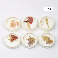 Mini fleurs séchées naturelles en plastique en gros pour nail art DIY