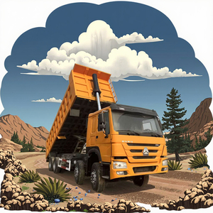 Vendita calda usato SINOTUK HOWO TX400 autocarro con cassone ribaltabile 6*4 bellissimo camion cinese usato in buone condizioni - Product Image 1