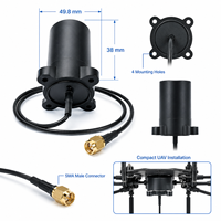 Antena GNSS Multifrecuencia GPS BDS GLONASS Galileo RTK para Posicionamiento de Drones UAV con Conector