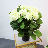 Balkon Woonkamer Tuinieren Decoratie Kunstzijde Bloemen Binnenplaatsen Luxe Zachte Meubels Gepotte Hortensia 30cm