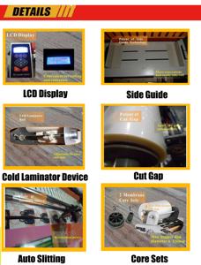 Laminateur à chaud de bureau A3, rouleau de <span class=keywords><strong>film</strong></span> de laminage, machine de laminage thermique pour la lamination de documents - Product Image 6