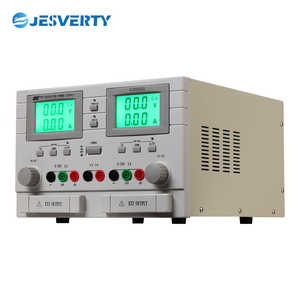 QJ3003Xlll 195W Fuente de alimentación de escritorio regulada por CC de 3 vías 0-30V 0-3A Ajustable, pantalla de 3 dígitos, protección limitadora de corriente - Product Image 1