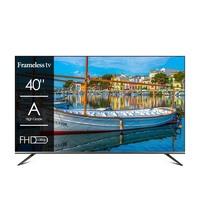 Téléviseur LCD d'usine 32" - 55" Écran plat 40 pouces Smart TV Full HD DVB-T2/S2/C ATSC ISDB-T Téléviseur LED numérique satellite