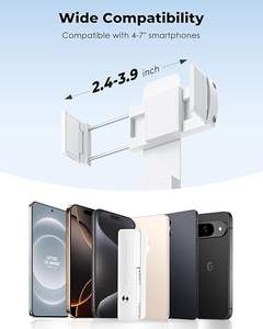 Mini bâton de Selfie Portable bâton de Selfie de téléphone en acier inoxydable compact avec bâton de Selfie de stabilisation à double axe avec trépied - Product Image 6