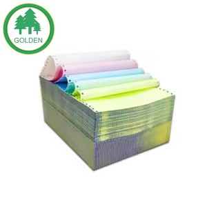 Papier autocopiant NCR 55g CB CFB CF Image Bleue 100% Pâte de Bois Vierge pour l'impression de factures et de bons de commande destiné au marché bolivien - Product Image 1