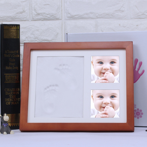2024 nouvelle mise à niveau bébé <span class=keywords><strong>cadre</strong></span> Photo avec bébé main impression Kit argile bébé pied impression <span class=keywords><strong>cadre</strong></span> photo - Product Image 3