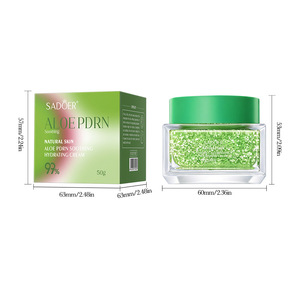 Aloe Vera Zalmpeptide Hydraterende Crème 50g Verzachtende Anti-Aging Herstellende Hydraterende Verhelderende Gezichtscrème Collageen Boost Voor Alle Huidtypen - Product Image 5