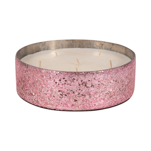 Candela Profumata in Ciotola di Vetro Decorativa, Stile Boho Casual, per Uso Interno ed Esterno, Elegante e Compatta - Product Image 3