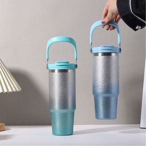 Taza de Viaje de Acero Inoxidable de Doble Capa de 20oz/30oz con Logotipo Personalizado, Nuevo Estilo, Taza de Café Aislada, Termo para Agua - Product Image 1