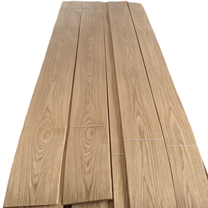 天然無垢材ベニヤホワイトオーク無垢材ベニヤ<span class=keywords><strong>2mm</strong></span>内壁パネル家具装飾用 - Product Image 1