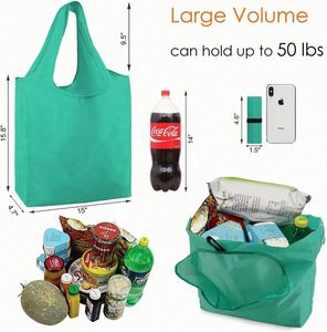 Bolsa de Compras Reutilizable de Tela de Poliéster 190T, Tamaño Personalizado, Ligera, Resistente y Plegable, con Estampados de Animales Elegantes - Product Image 4