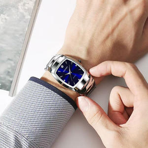 Reloj de Cuarzo para Hombre Seno, Correa de Acero Inoxidable, Esfera Analógica con Detalles de Diamantes, Cierre Oculto, 22 cm, Color Oro Rosa, No Resistente al Agua - Product Image 4