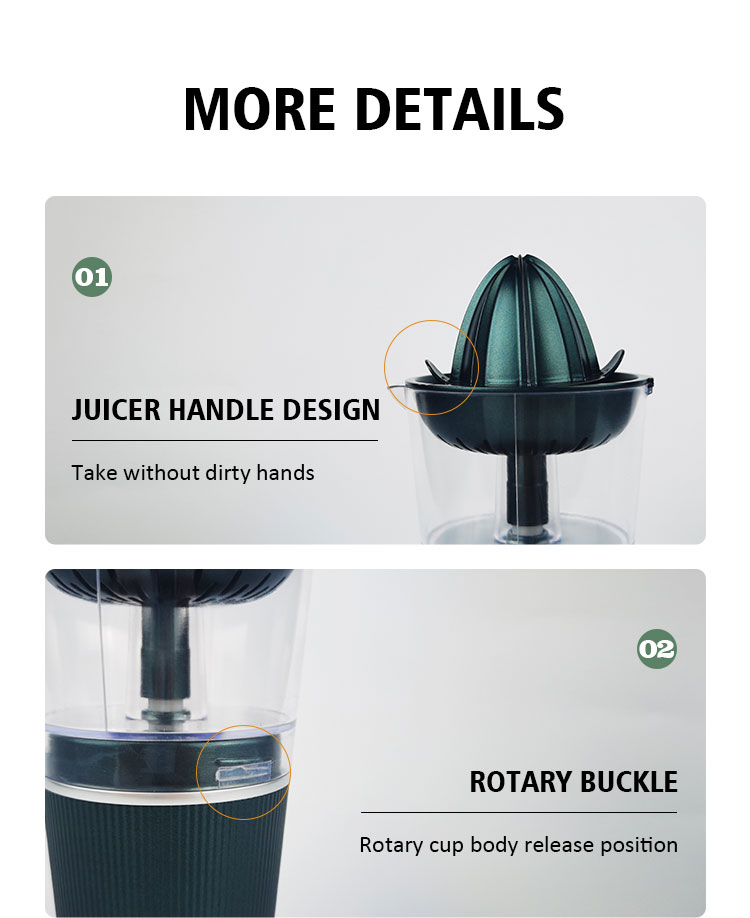 Chargeable USB portable fruit juice maker machine smoothie blender mini mixer bottle orange  citrus extractor automatic juicers