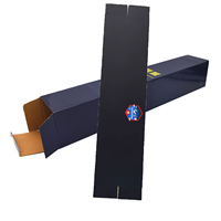 Boîte en papier kraft écologique personnalisée, grande, longue, pliable, petite, pour l'emballage de produits artisanaux, cosmétiques, huiles essentielles, parfums