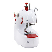Machine à coudre portable à plat pour la maison/les voyages avec aiguille simple en ABS pour la couture de t-shirts et de chaussettes à usage domestique