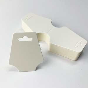 Tarjetas de Agradecimiento de Diseño Personalizado con Bajo MOQ, Tarjetas de Lujo con Impresión en Lámina Dorada para Joyería, Pendientes, Collares y Pulseras - Product Image 1