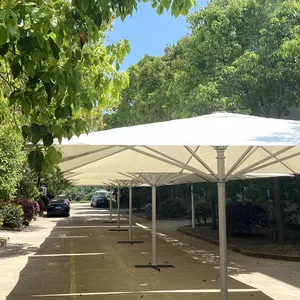 YEEZE 5x5M Big Square Aluminium Center Pole For Commercial Umbrella Outdoor