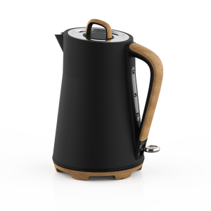 Retro Electric <b>Tea</b> Kettle 1.7L Stainless Steel Water Boiling Jug 2200W Cordless Hot Water Kettle with Water Level Gauge and <b>LED</b> - Product Image 4