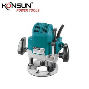 Routeur à bois KONSUN <span class=keywords><strong>1600W</strong></span> avec pince de 12mm 22500 tr/min coupe-bord pour armoires cadres de portes contreplaqué - Product Image 4