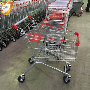 आउटडोर उपयोग के लिए नए हैंड ट्रॉली वाटरप्रूफ स्टील प्लास्टिक जाल संरचना सुविधा स्टोर सुपरमार्केट एक्सेसरीज - Product Image 2