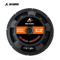 Haut-parleur de voiture de gamme complète de 10 pouces-Conducteur professionnel de milieu de gamme pour l'audio automatique