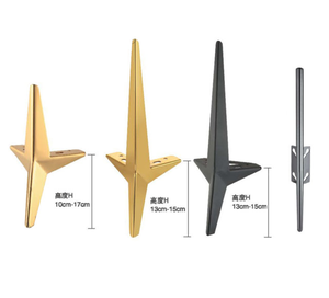 Accesorios para Sofá Cama, Patas de Sofá Modernas de Metal Dorado, Patas de Muebles para Bricolaje o Reemplazo en Muebles Como Sofás, Patas de Sofá - Product Image 4