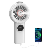 Nouveautés 2026 : Ventilateur portable en plastique rechargeable par USB avec LOGO personnalisé, batterie 3600 mAh, pour usage domestique, extérieur, hôtel, voiture, camping-car, numérique