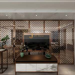 Panel de Separación Móvil de Acero Inoxidable con Corte Láser LL286, Diseño Contemporáneo, para Interiores de Restaurantes y Hoteles, Impermeable - Product Image 2