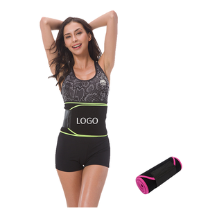 Logotipo personalizável <span class=keywords><strong>Neoprene</strong></span> Cintura Elástica Suporte Trainer Cinto Adulto Fitness Sports Trainer Emagrecimento Banda - Product Image 1