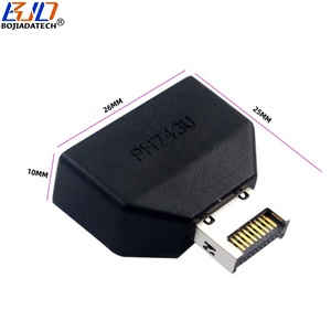 工厂批发 USB 3.2 19PIN 母头转主板 Type-E 接头适配卡 5Gbps 10Gbps 即插即用 有现货 - Product Image 3
