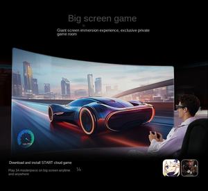 แว่นตาอัจฉริยะพร้อมหน้าจอ OLED ในตัวเพิ่มมุมมองภาพสมจริงสำหรับการนำทางและการควบคุมด้วยเสียงสำหรับการเล่นเกมภาพยนตร์ - Product Image 3