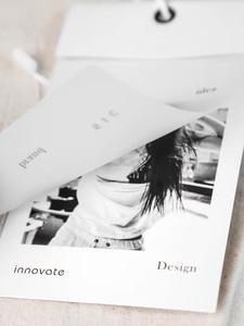 定制环保<span class=keywords><strong>3</strong></span>层丝网印刷纸牛仔裤标签，用于儿童包和鞋子，带模切和线绳 - Product Image 3