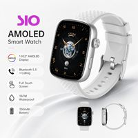 Montre connectée avec fonction d'appel, chargement magnétique, autonomie de 7 à 14 jours, bracelet en silicone iOS, 110g, télécommande selfie, rappels intelligents, échantillon