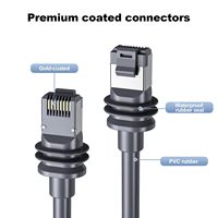 Câble Starlink Cat 6, Câble Réseau pour Starlink Mini/Gen 3, Extension de Câble Starlink Étanche pour Starlink V3/V4/Mini