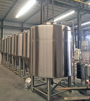 Réservoir d'eau au glycol en acier inoxydable 304 de qualité alimentaire, 600 L, avec couche d'isolation en PU, pour le refroidissement de la bière en brasserie, en vente