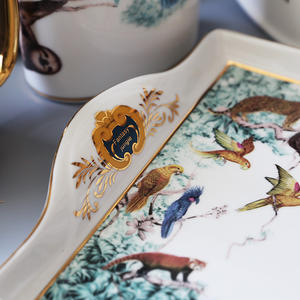 Juego de Vasos para Enjuague Bucal de Cerámica, Estilo Nórdico, Creativo y de Lujo, para Parejas, con Bandeja, para Baño - Product Image 4