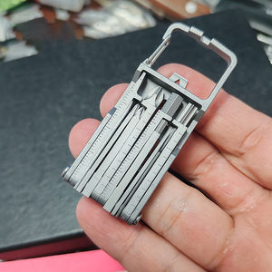 Llave Allen 20 en 1 <span class=keywords><strong>de</strong></span> Acero Inoxidable Premium <span class=keywords><strong>con</strong></span> Logotipo Personalizado, Destornillador <span class=keywords><strong>con</strong></span> Soporte para Teléfono, Hebilla para Camping, Herramienta Multiusos para Tornillos - Product Image 2