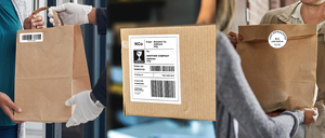 Etiquetas Térmicas Directas Compatibles con <span class=keywords><strong>Brother</strong></span> DK-2243, 102 mm x 30,48 m, Blanco y Negro, Autoadhesivas, para Impresora de Etiquetas de Dirección - Product Image 4