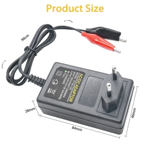 Caricabatterie per Batterie al Piombo-Acido Senza Manutenzione <span class=keywords><strong>6V</strong></span> <span class=keywords><strong>12V</strong></span> 2A, Caricatore Intelligente 7.2V 14.8V 2000mA per Batterie di Auto, Moto e Camion - Product Image 4