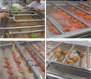 Laveuse <span class=keywords><strong>de</strong></span> fruits et légumes, machine <span class=keywords><strong>de</strong></span> nettoyage pour ail, carotte, pomme <span class=keywords><strong>de</strong></span> terre, tomate - Product Image 5