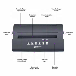 Máquina de Transferencia Térmica Yaba MT-200, Copiadora e Impresora de Plantillas para Tatuajes, Accesorios de Maquillaje Permanente, Transferencia de Tatuajes de Alta Visibilidad - Product Image 2
