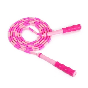Vente chaude perlée <span class=keywords><strong>corde</strong></span> à <span class=keywords><strong>sauter</strong></span> longueur réglable bambou Joint <span class=keywords><strong>corde</strong></span> à <span class=keywords><strong>sauter</strong></span> <span class=keywords><strong>pour</strong></span> enfants et adultes fitness perdre du poids <span class=keywords><strong>exercice</strong></span> - Product Image 5