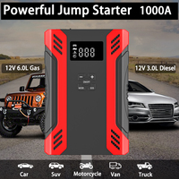 Démarreur de Voiture Portable en Gros avec Compresseur d'Air, Chargeur de Batterie Portable 12V avec Pompe de Gonflage de Pneus
